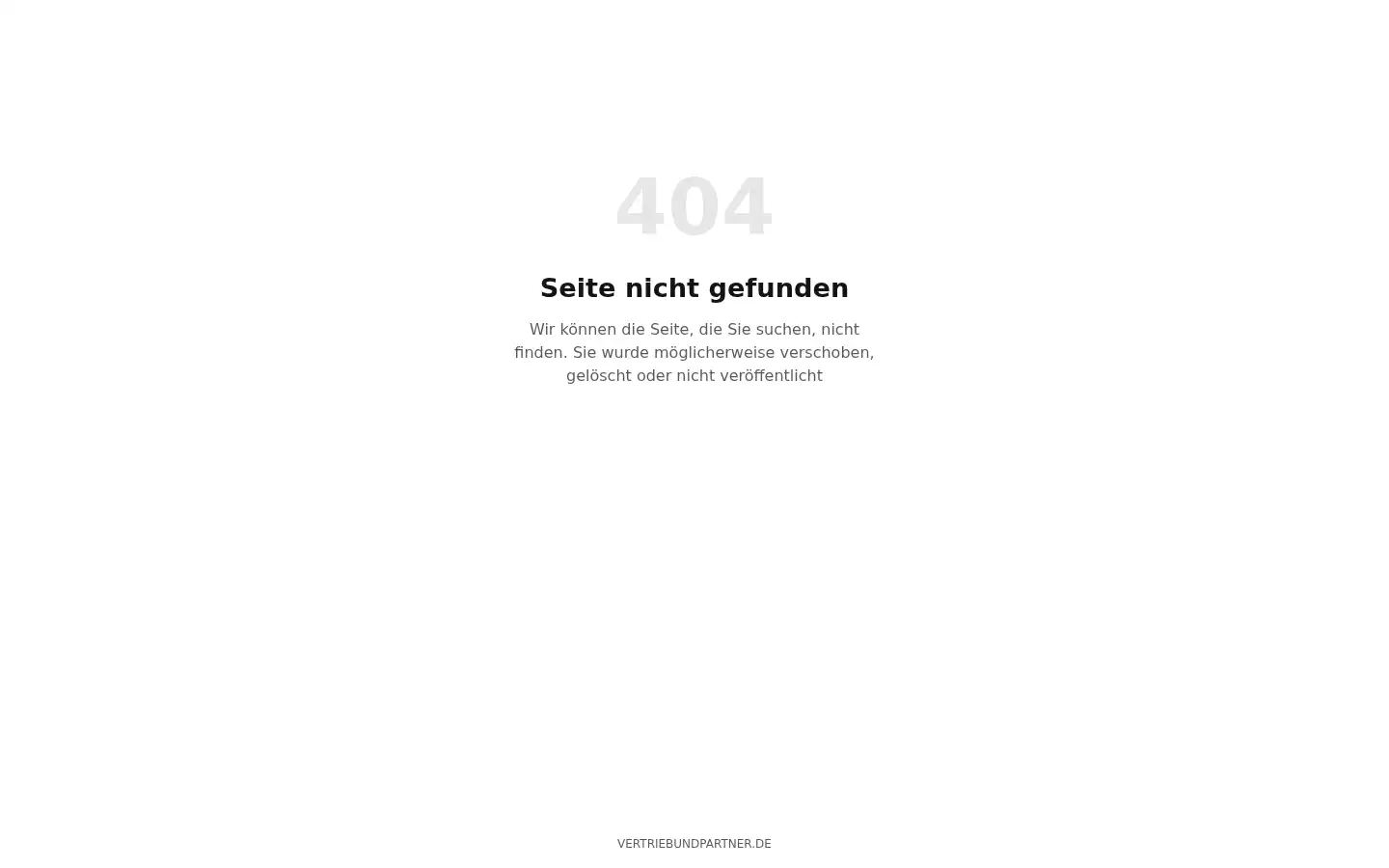 Screenshot of vertriebundpartner.de