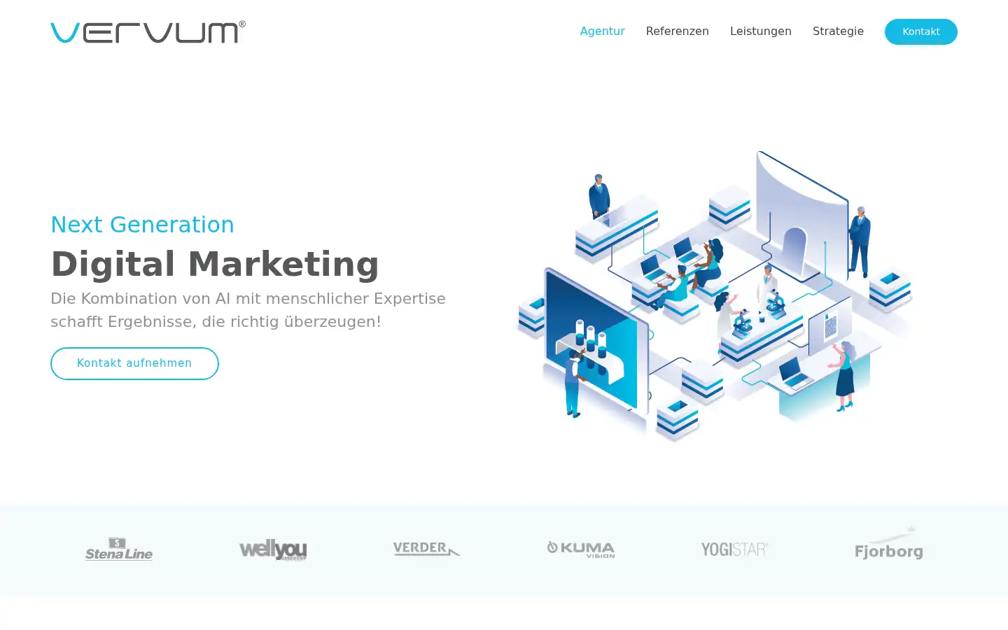 Screenshot of vervum.de