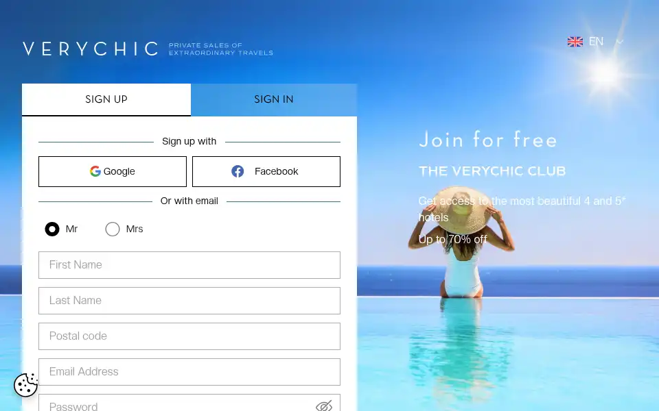 Screenshot of verychic.co.uk
