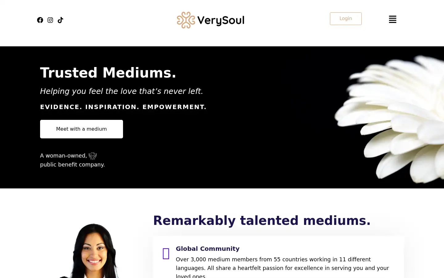 Screenshot of verysoul.com