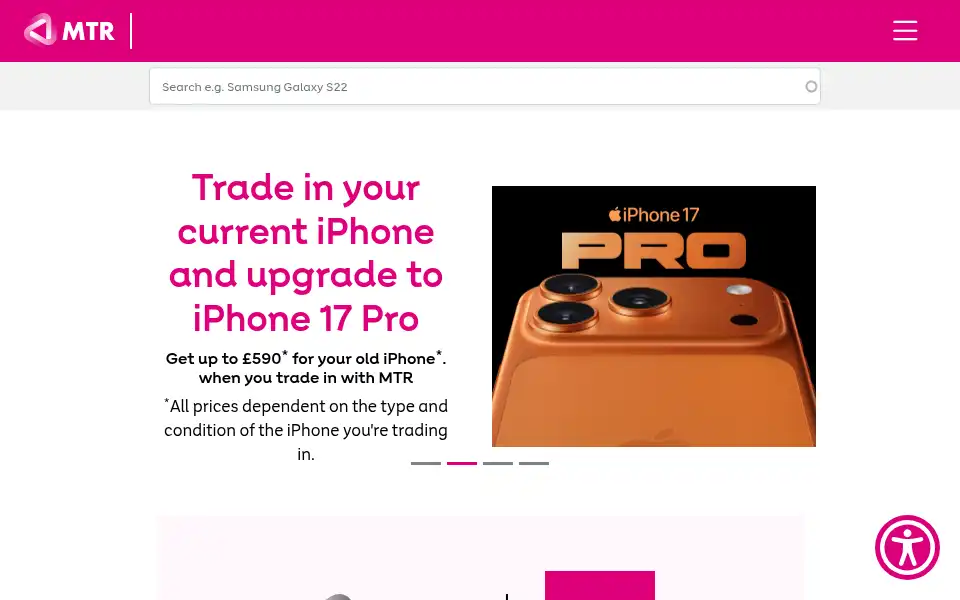 Screenshot of verytradein.mtr.co.uk