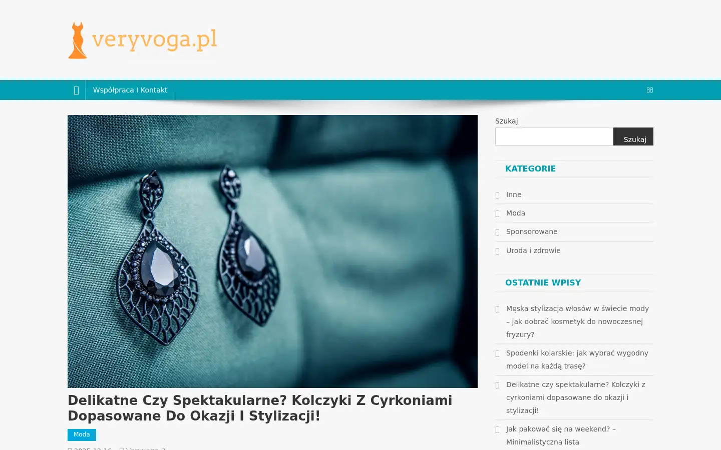Screenshot of veryvoga.pl