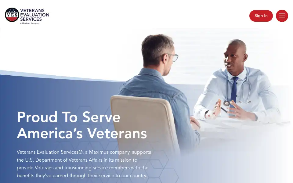 Screenshot of ves.com