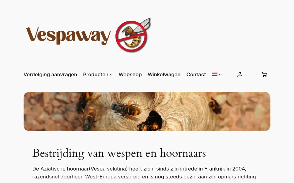 Screenshot of vespaway.be