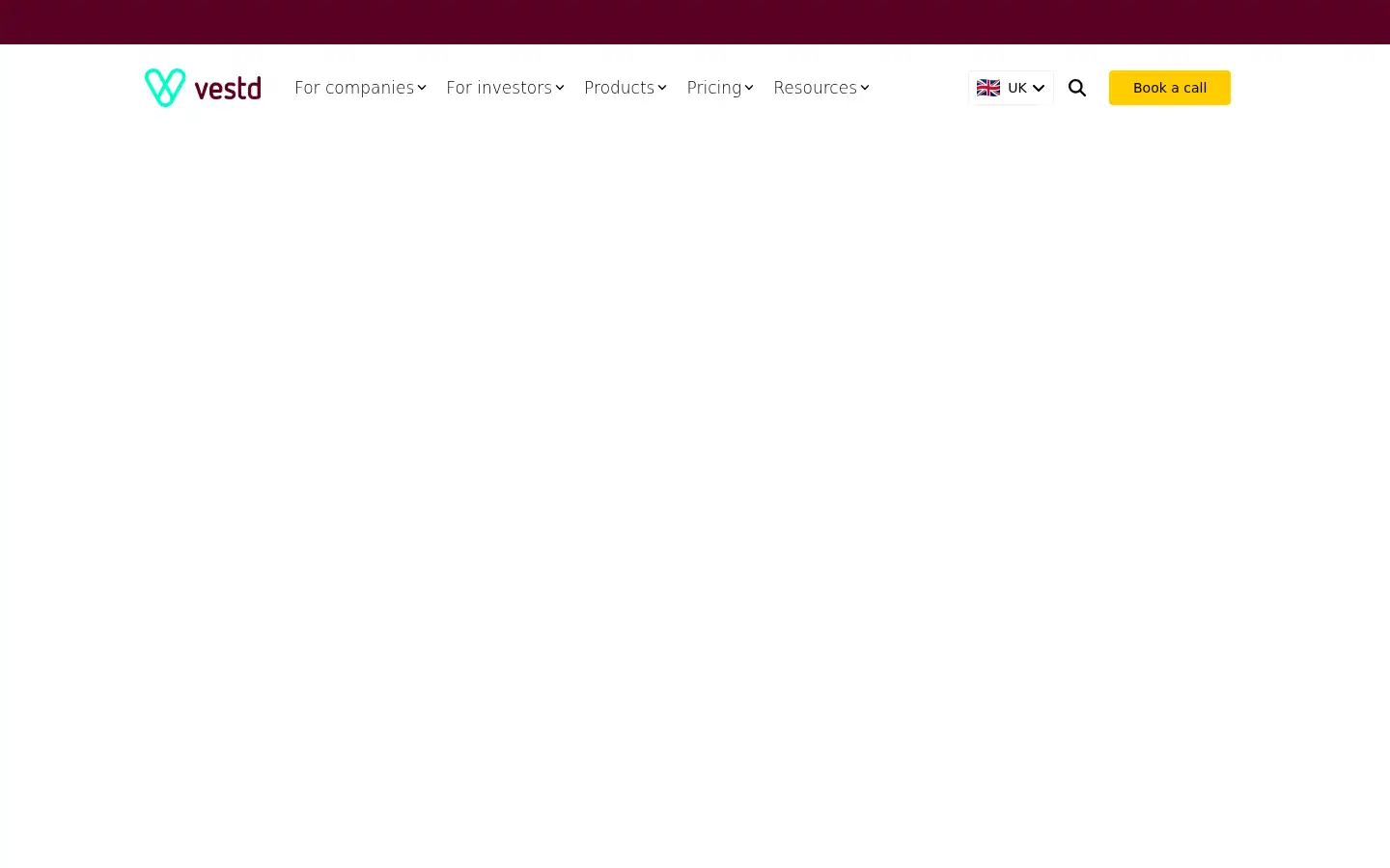 Screenshot of vestd.com