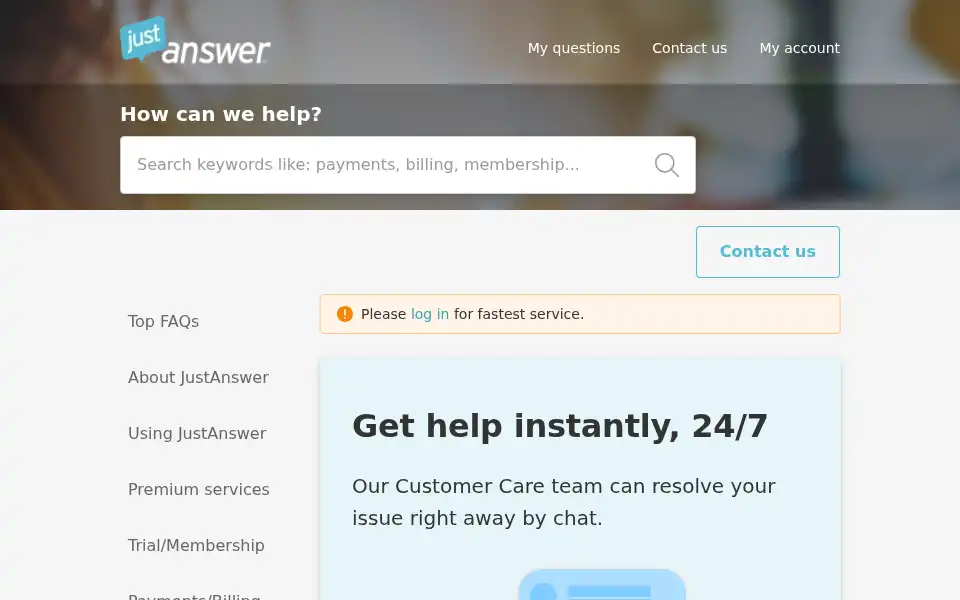 Screenshot of vet.justanswer.co.uk