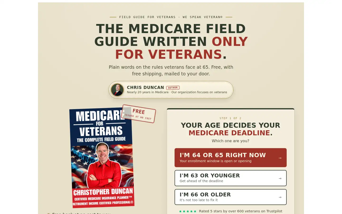 Screenshot of veteransadvantagefinancial.vet