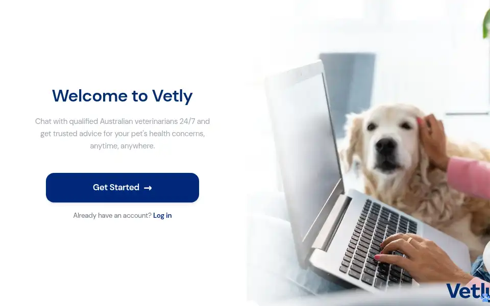 Screenshot of vetly.com.au