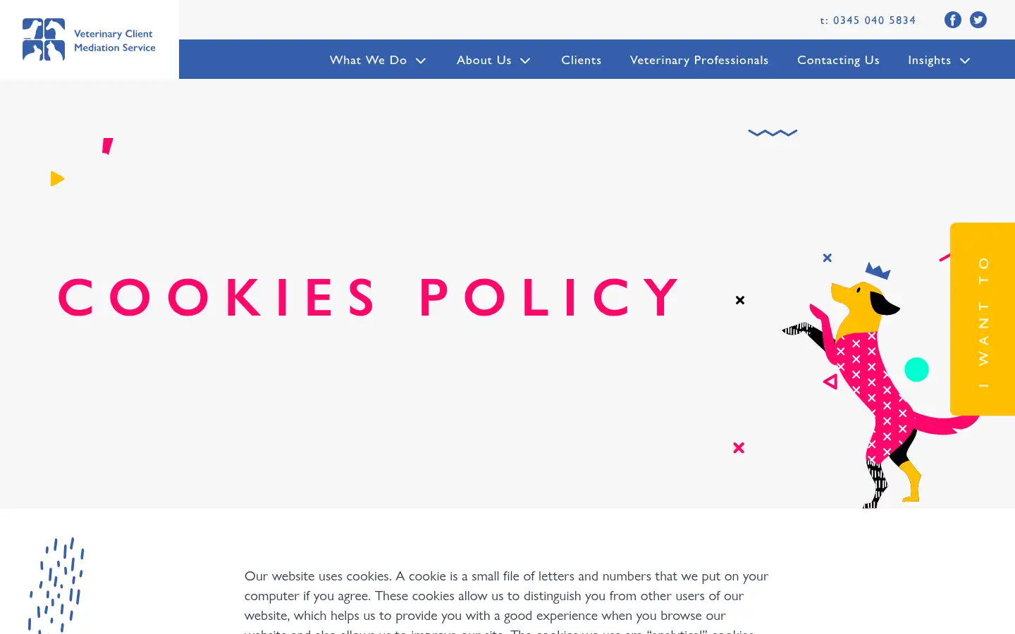 Screenshot of vetmediation.co.uk