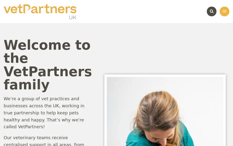 Screenshot of vetpartners.co.uk