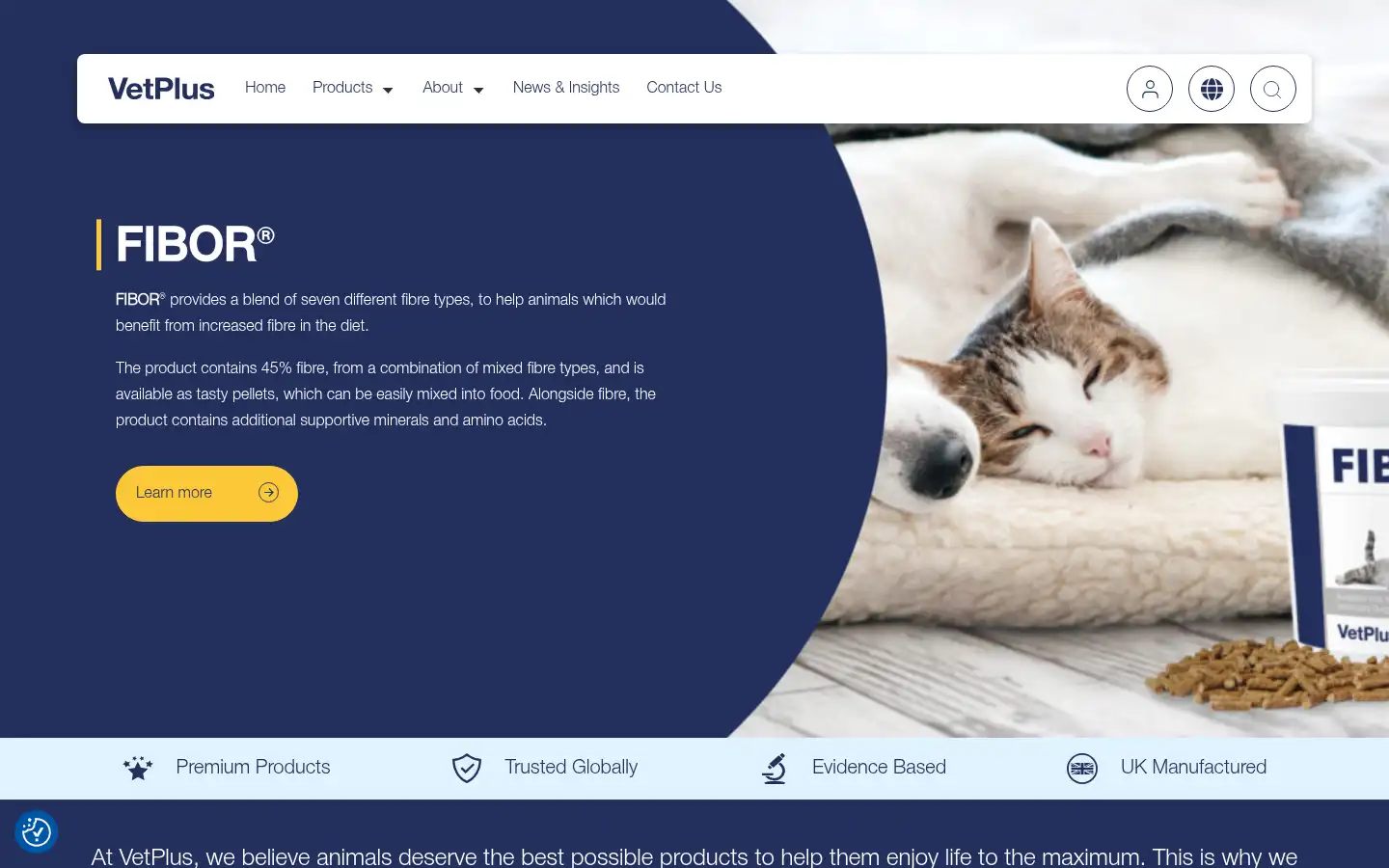 Screenshot of vetplus.ie
