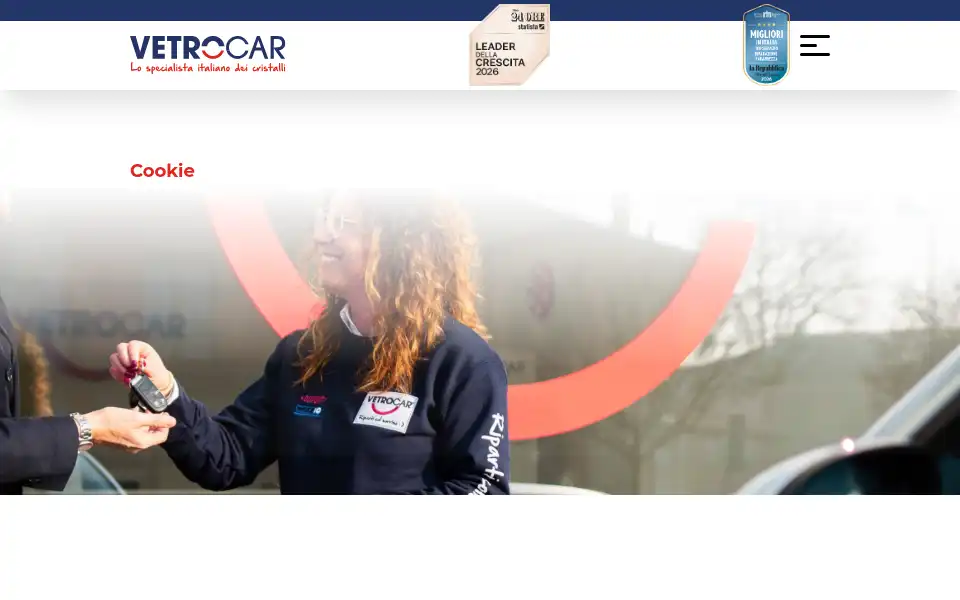 Screenshot of vetrocar.it