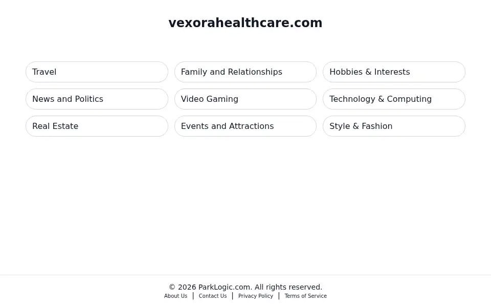 Screenshot of vexorahealthcare.com