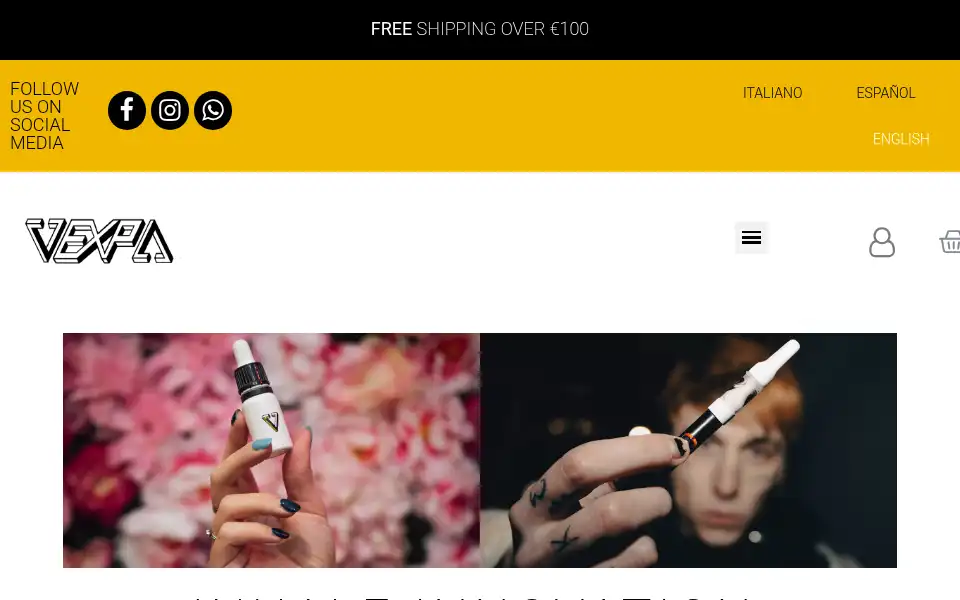 Screenshot of vexpashop.com
