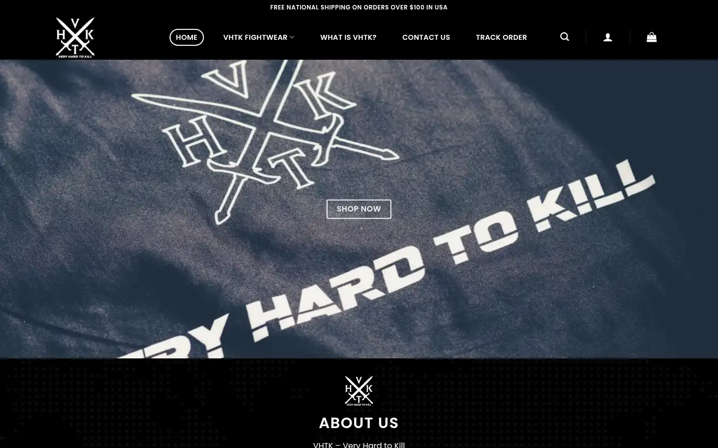 Screenshot of vhtkofficial.com