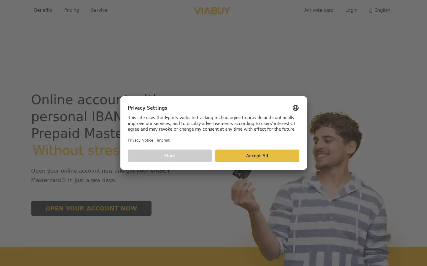 Screenshot of viabuy.com