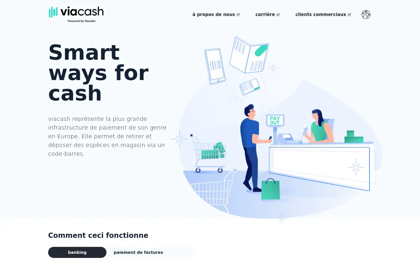 Screenshot of viacash.com