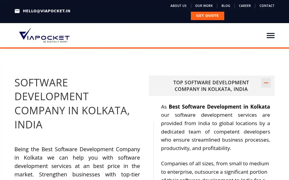Screenshot of viapocket.com