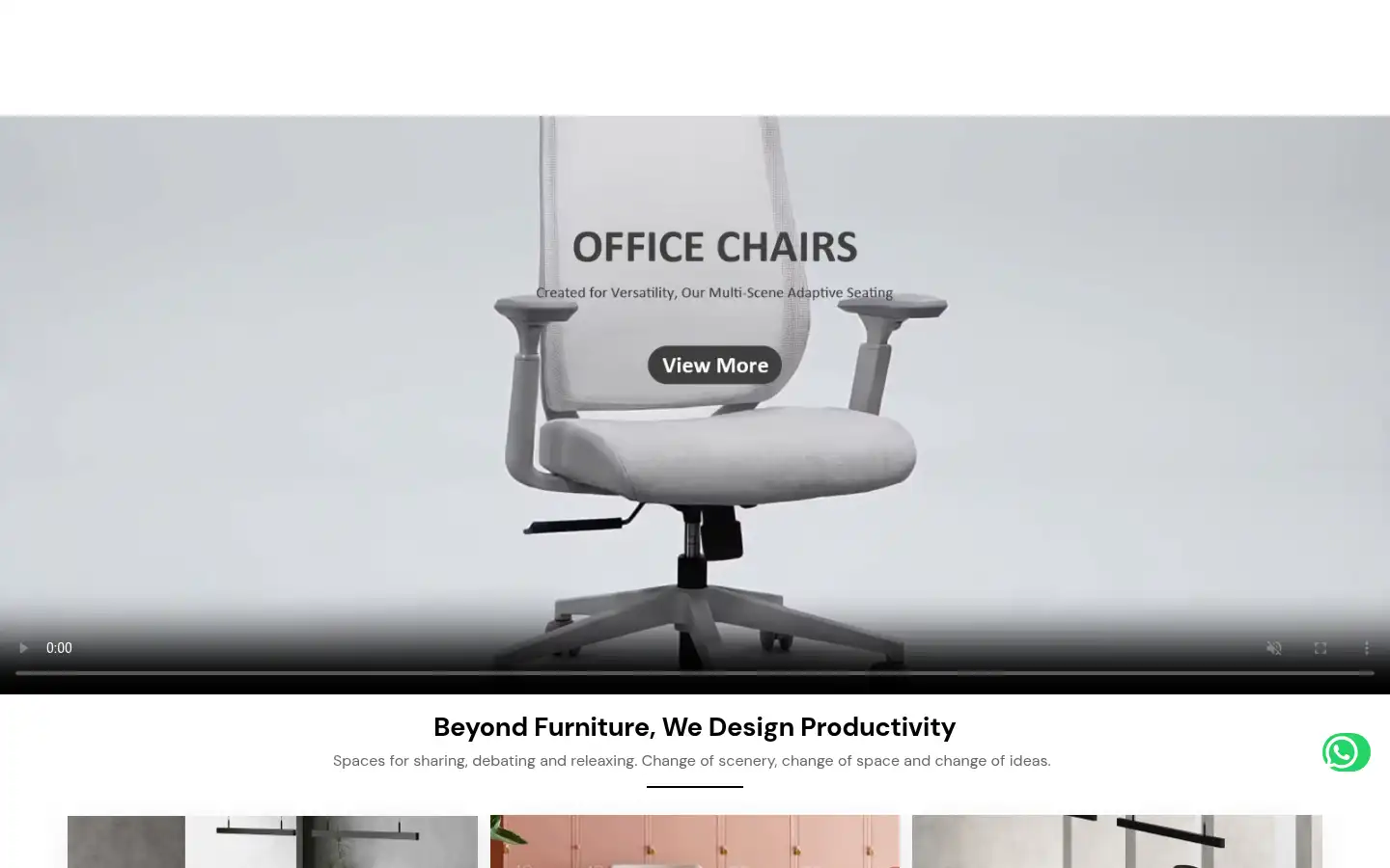 Screenshot of viaspacefurn.com