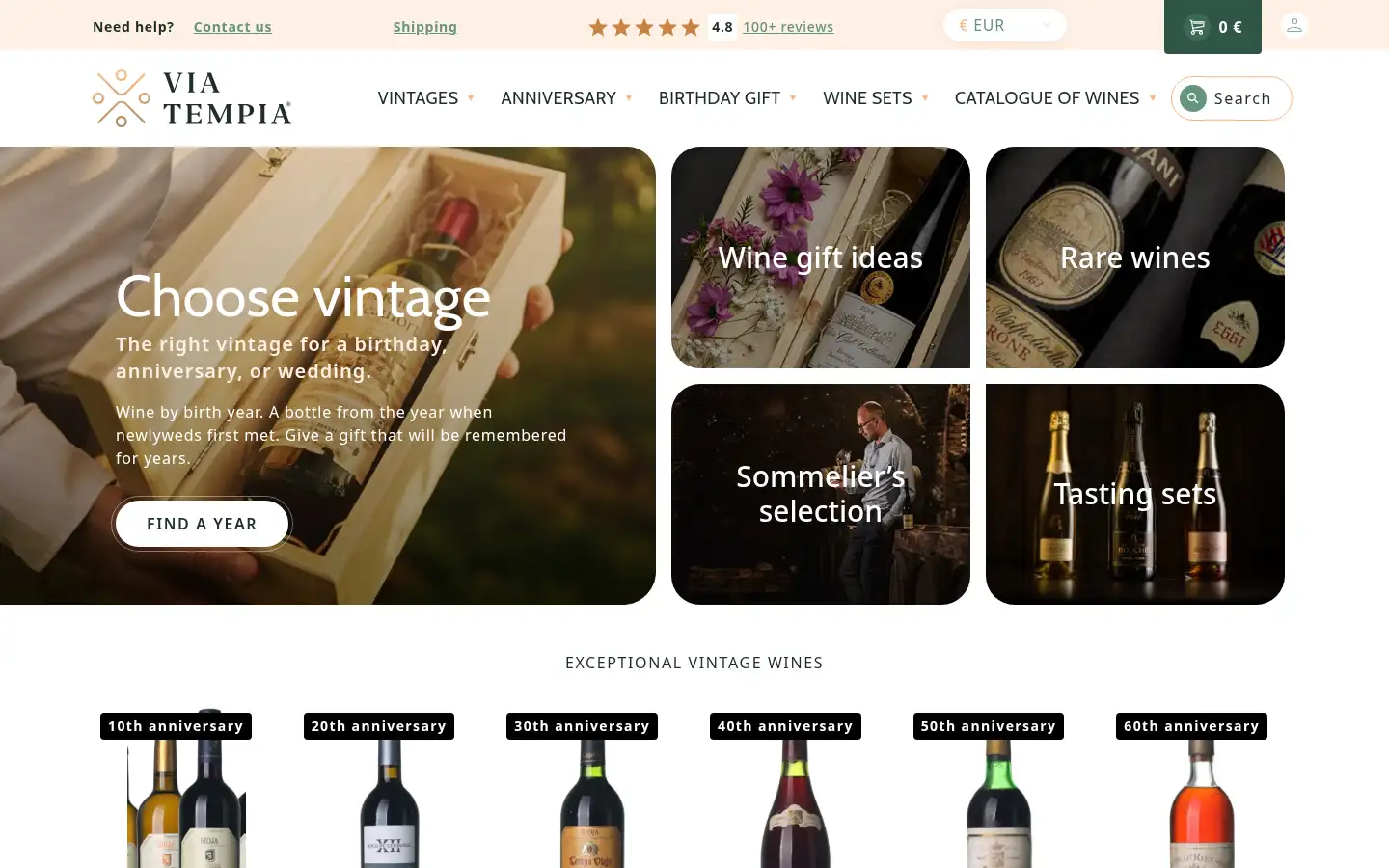 Screenshot of viatempia.com