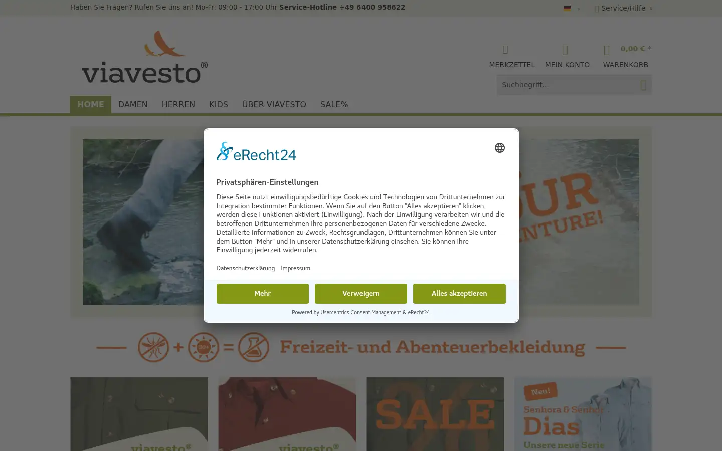 Screenshot of viavesto.com