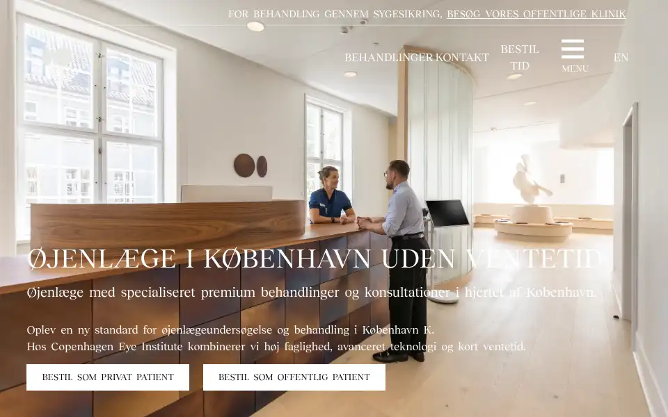 Screenshot of vibenshusoejenklinik.dk
