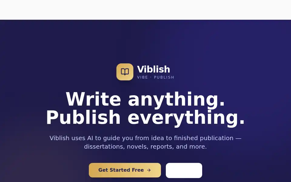 Screenshot of viblish.com