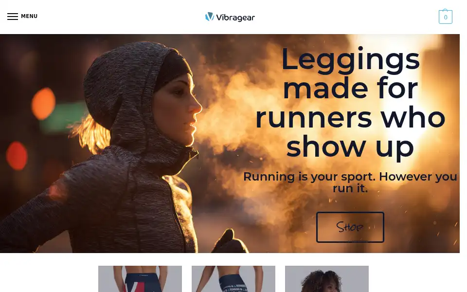 Screenshot of vibragear.com