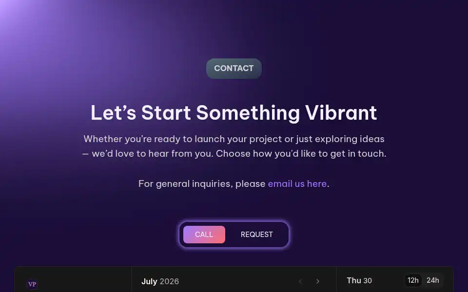 Screenshot of vibrancepixels.com
