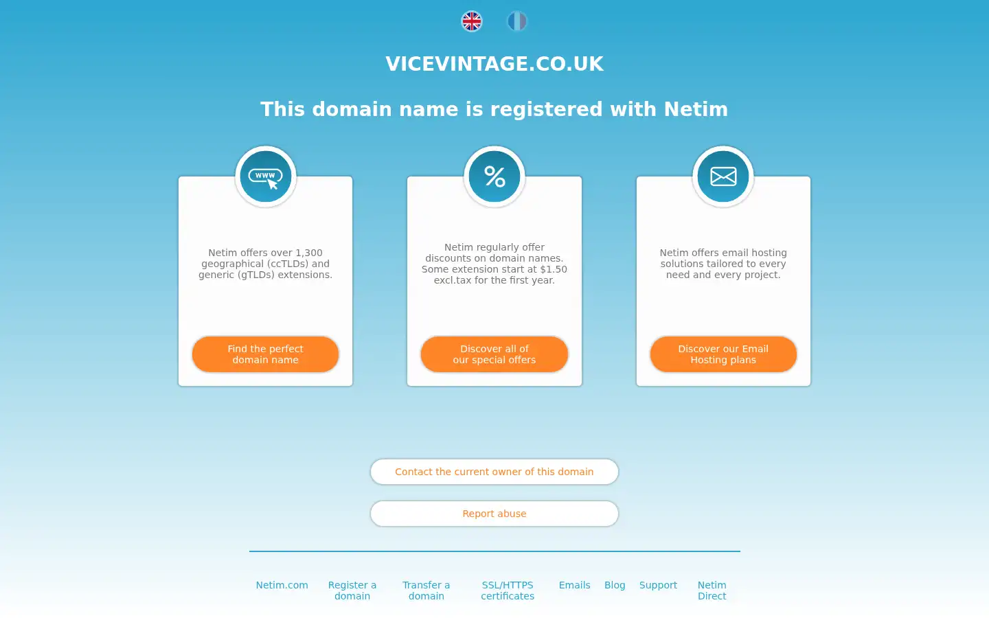 Screenshot of vicevintage.co.uk