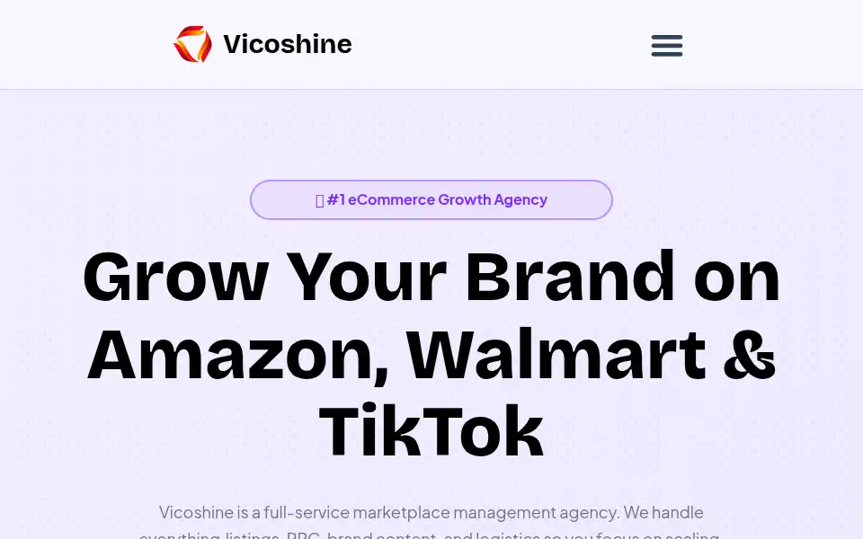 Screenshot of vicoshine.com