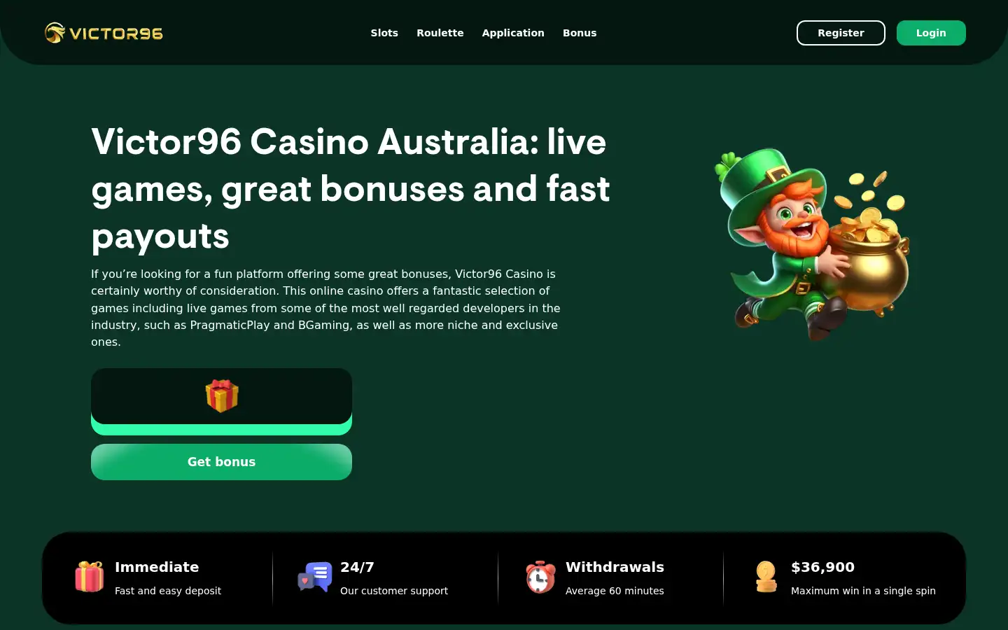 Screenshot of victor96casino.org