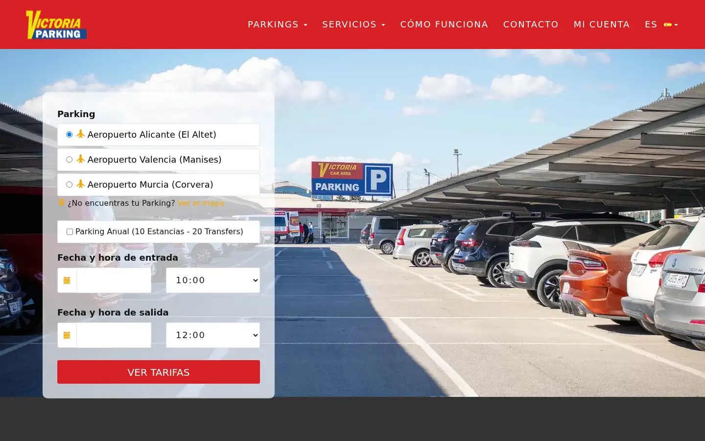 Screenshot of victoria-parking.com