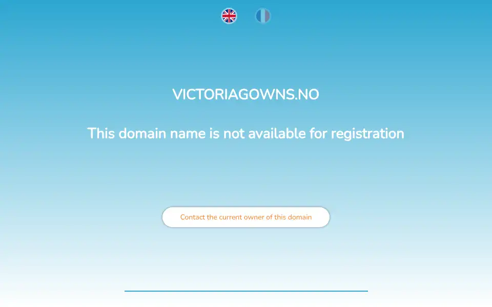 Screenshot of victoriagowns.no
