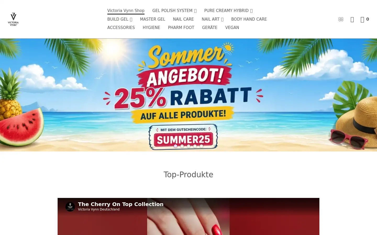 Screenshot of victoriavynn-shop.de