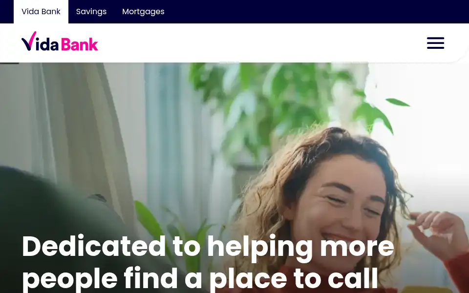 Screenshot of vidabank.co.uk