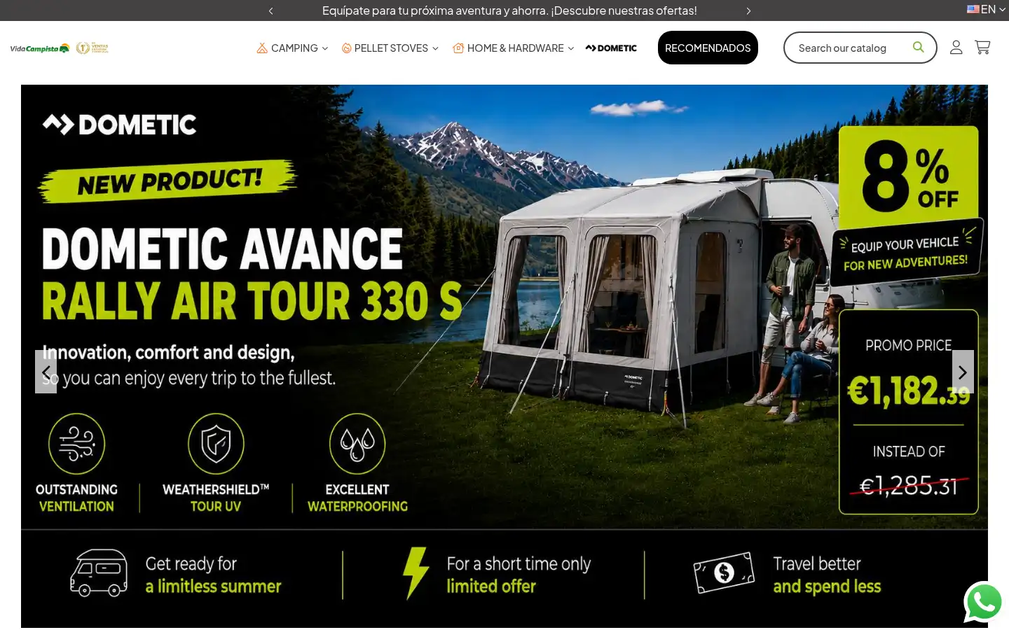 Screenshot of vidacampista.com