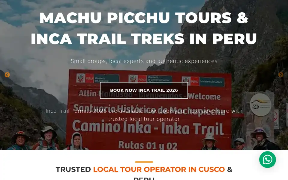 Screenshot of vidalexpeditions.com