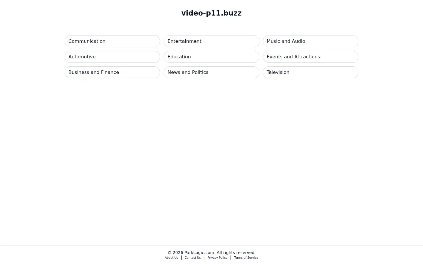 Screenshot of video-p11.buzz