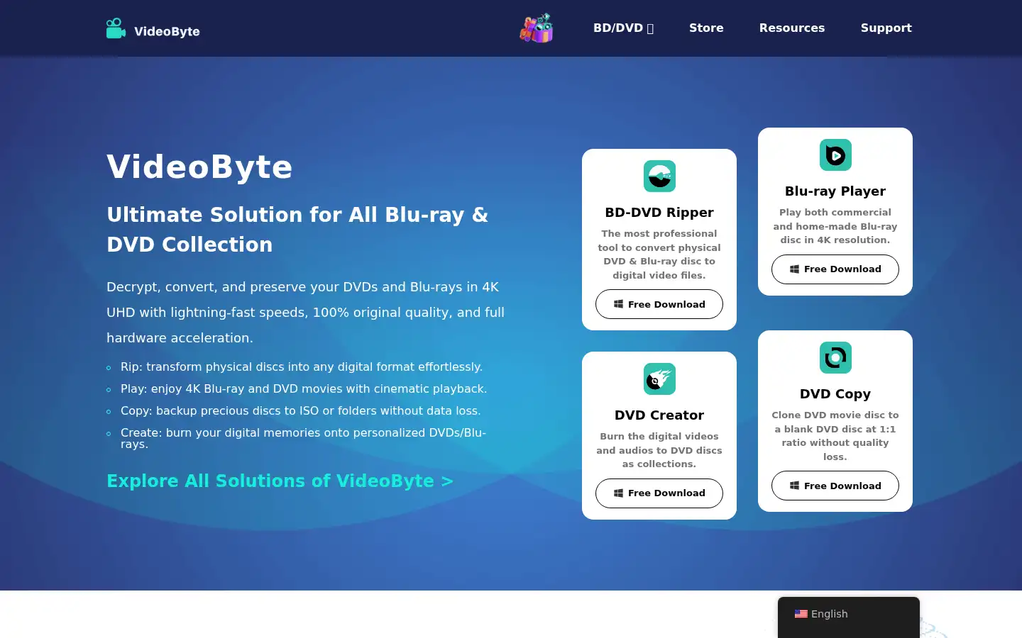 Screenshot of videobyte.org