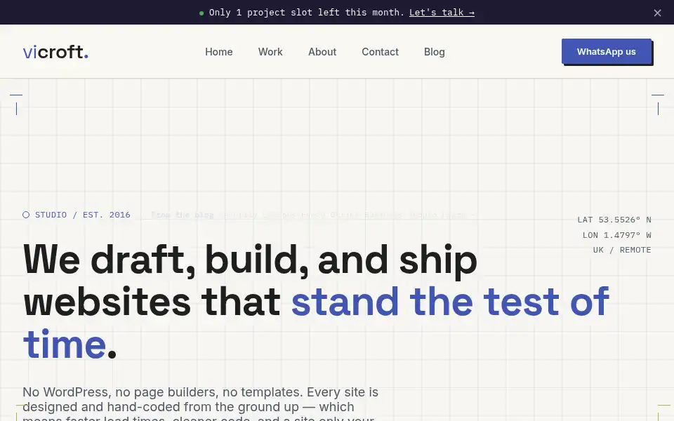 Screenshot of videsign.co.uk