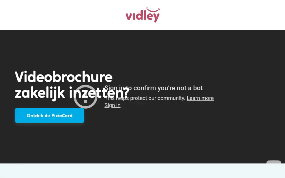 Screenshot of vidley.nl