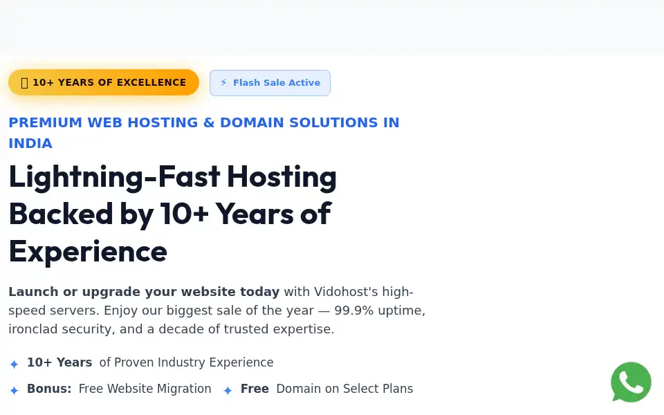 Screenshot of vidohost.com