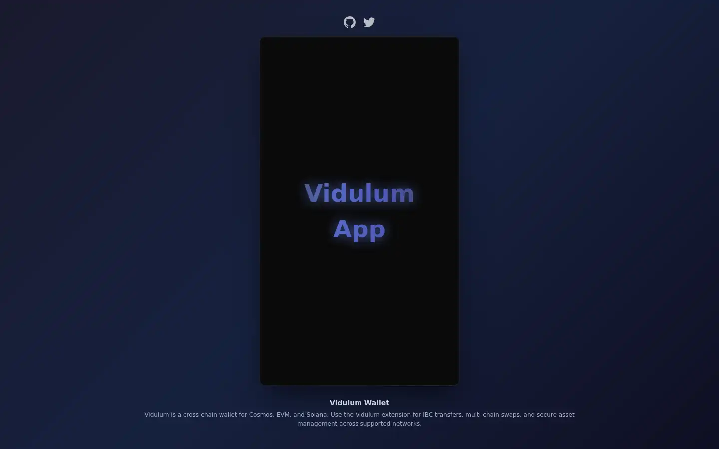 Screenshot of vidulum.app