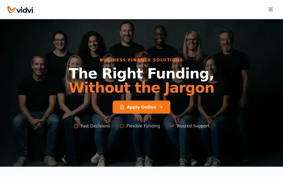 Screenshot of vidvifinanceuk.com