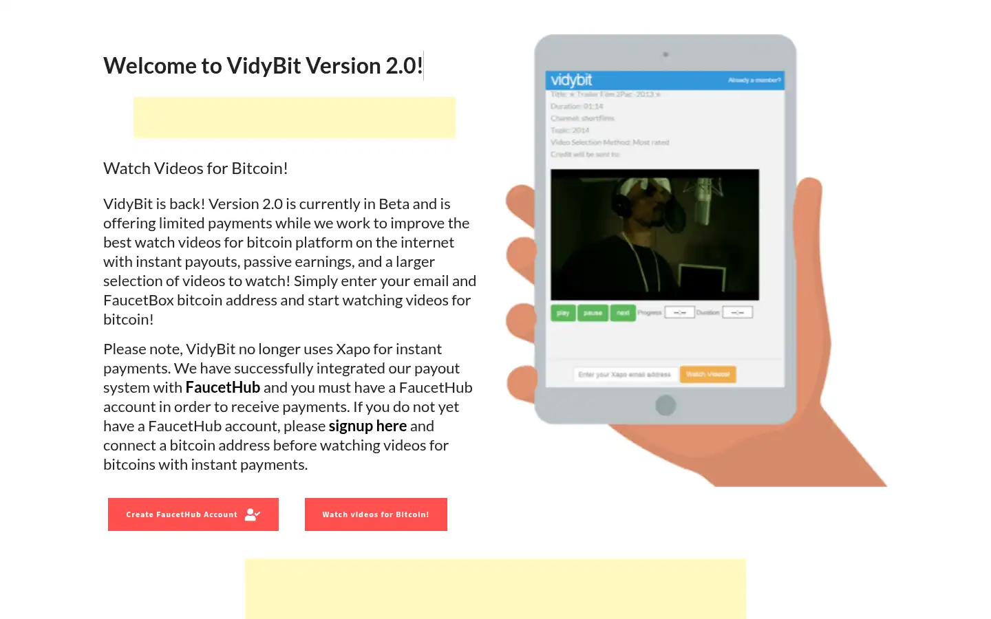 Screenshot of vidybit.com