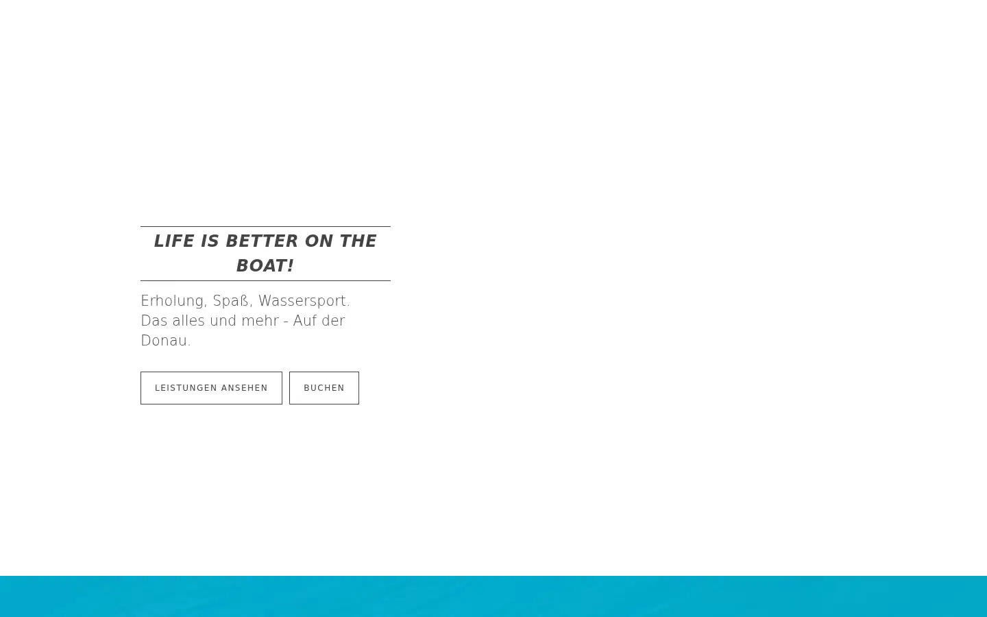 Screenshot of viennaboatcharter.at