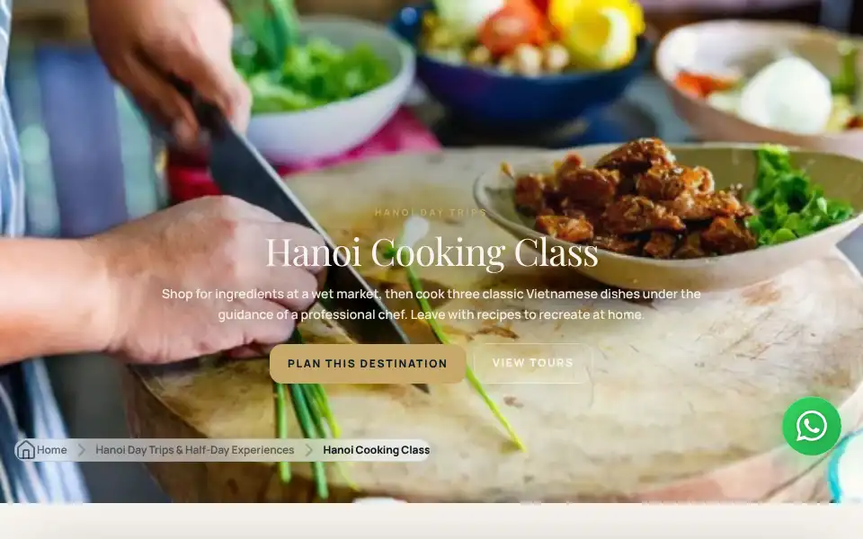 Screenshot of vietnamtravelers.com