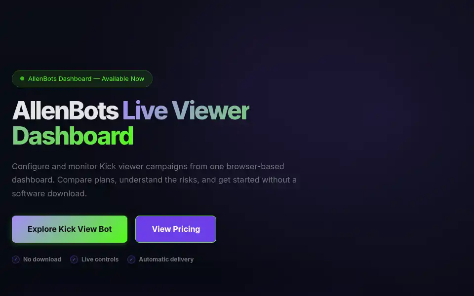 Screenshot of viewbot.online