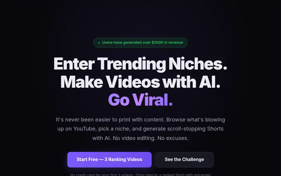 Screenshot of viewhunt.app